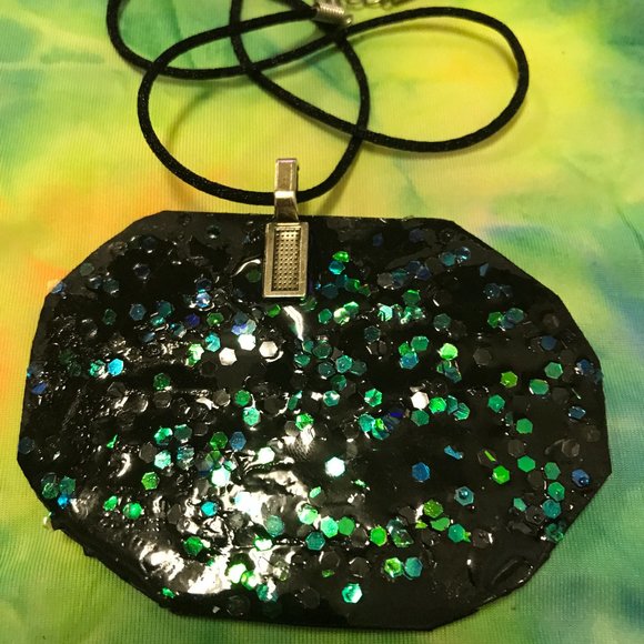 Reversible Exclusive Rare Unique Vintage One of a KInd Handmade Necklace - Picture 8 of 16